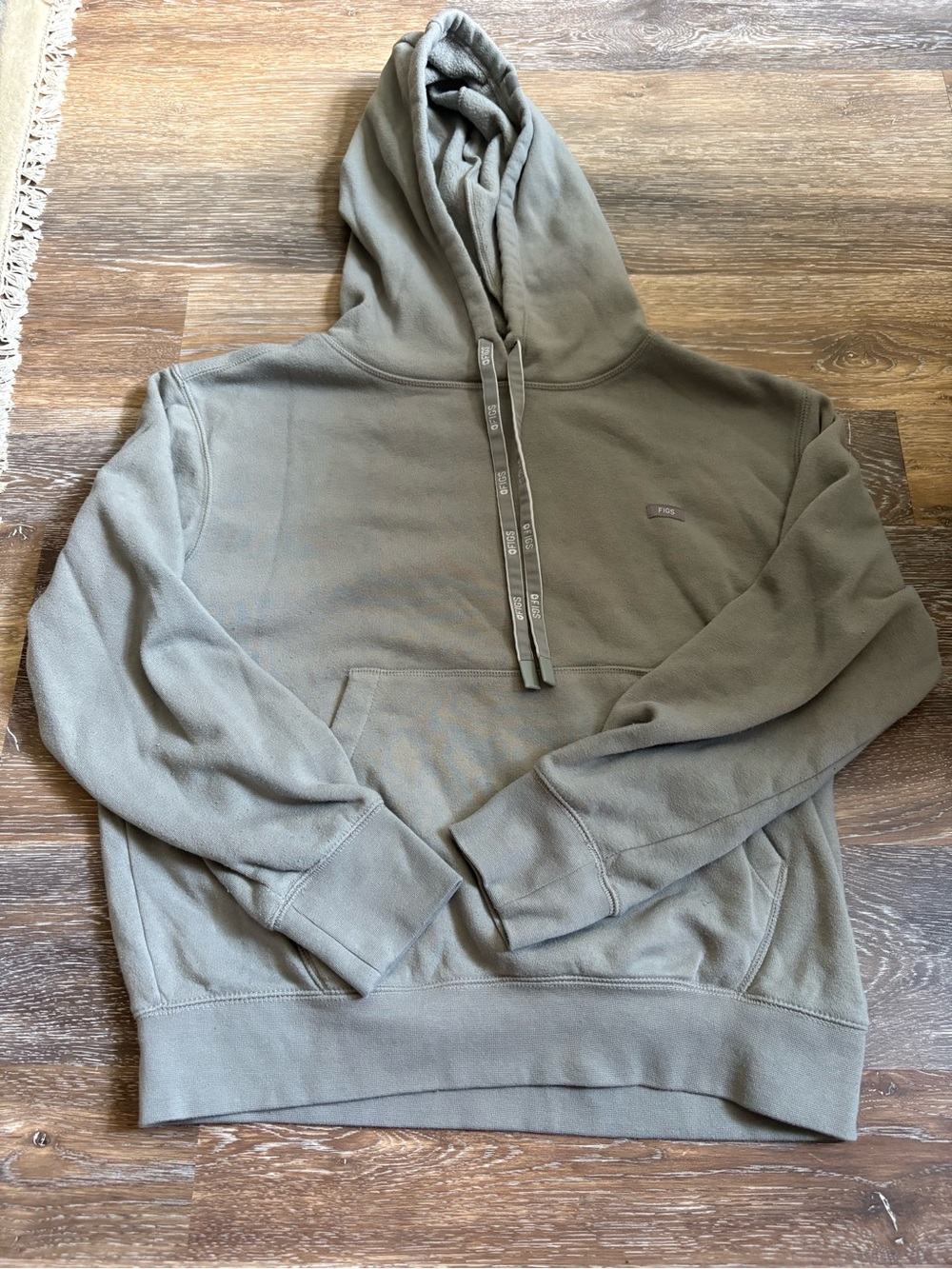 Figs Olive Hoodie Sweatshirt